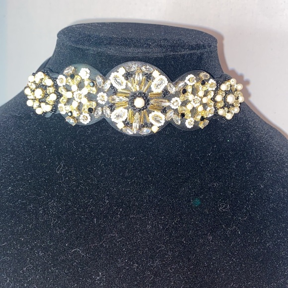 kate spade Belt: desert garden gemstone & leather headband choker or belt NWT - Picture 4 of 13